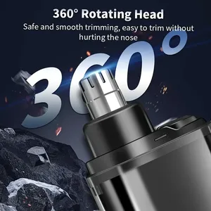 Recortador de Vello Nasal y de Orejas para Hombre - Recargable por USB C, Carga Rápida, Kit de Aseo Compacto XA1001 - Product Image 5