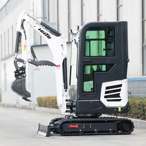 Small Mobile Mini Excavator Farm Towable Backhoe Multi function Small Digger EPA/CE New Bagger Cheap Price Crawler