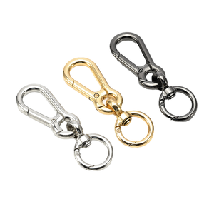 Porte-clés mousqueton léger et étanche en alliage de zinc, style vintage et dessin animé, plaqué, pour outils d'extérieur, sac à main et ceinture - Product Image 4