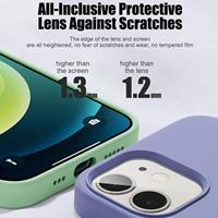 Coque de téléphone antichoc en silicone liquide, vente en gros d'usine, pour iPhone 17 16 15 14 13 Pro Max, accessoires de téléphone