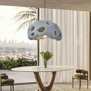 French-Style Cream-Themed Designer Pendant <b>Light</b> Creative Unique Lighting for <b>Dining</b> Guest House Chandeliers Pendant <b>Lights</b> - Product Image 3