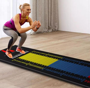 Tapis de pratique de saut en longueur coussin de mesure d'exercice planche d'entraînement Extra longue pour plancher de gymnastique intérieure outil de <span class=keywords><strong>Test</strong></span> de saut en longueur - Product Image 1