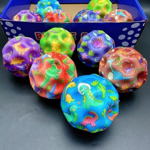 Pelota Antiestrés de Dinosaurio HAPU de 7 cm, de PU, con Alto Rebote, Juguete Deportivo Interactivo para Niños y Mascotas - Product Image 3
