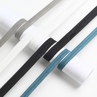 Élastique pliable en sergé tissé haute élasticité couleur personnalisée pour la couture de lingerie, chaussures et vêtements