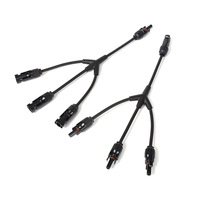 Connecteur solaire en Y étanche IP67 1000V, 3P mâle-femelle en cuivre 30A, connexion série-parallèle CC 1000V, connecteur PC