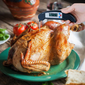 Termometer Daging Digital dengan Baja Tahan Karat, Pemindai Suhu 304 - Product Image 5