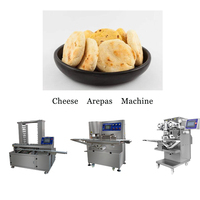 Ligne de production de boulangerie Longyu entièrement automatique avec moteur PLC pour arepas fourrées au fromage, 220V/380V, capacité 280kg, multifonctionnelle