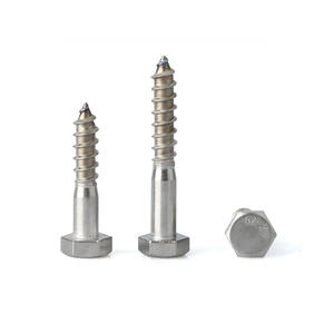 Tornillo <span class=keywords><strong>de</strong></span> madera <span class=keywords><strong>de</strong></span> cabeza hexagonal <span class=keywords><strong>de</strong></span> acero inoxidable <span class=keywords><strong>de</strong></span> fábrica, tornillo <span class=keywords><strong>de</strong></span> madera <span class=keywords><strong>de</strong></span> cabeza hexagonal DIN571 <span class=keywords><strong>de</strong></span> acero al carbono Chapado en Zinc - Product Image 3