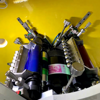 Machine d'impression d'étiquettes en tissu Flexo CI double face 8 couleurs JR-1262 pour rubans, autocollants et étiquettes d'entretien des vêtements