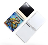 Bloc-notes en bois époxy avec aimant pour réfrigérateur, souvenir de Punta Cana, bloc-notes pour messages, autocollant pour réfrigérateur, souvenirs de voyage en bord de mer