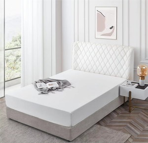 Vente flash - <span class=keywords><strong>Drap</strong></span>-housse de luxe pour hôtel, taille king size, 100% coton satiné blanc, <span class=keywords><strong>drap</strong></span>-housse pour la maison - Product Image 4