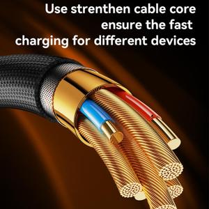 Câble de charge et de données USB-C / Type-C vers Type-C <span class=keywords><strong>Yesido</strong></span> CA190 60W 3A de bonne qualité 1,2 m Accessoires informatiques - Product Image 3