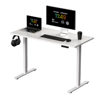 Bureaux de travail ergonomiques réglables en hauteur NBHY à prix d'usine pour espaces commerciaux et bureaux, table élévatrice à moteur unique