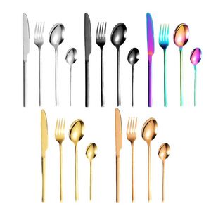 A Wide Range of <b>Colours</b> and Specifications Luxury Gold Stainless Steel Cutlery <b>Set</b> - Product Image 2