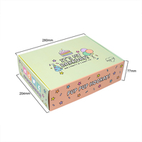 Boîte d'expédition en carton ondulé personnalisable, gaufrée, écologique et portable, pour l'emballage, avec tailles et logo sur mesure
