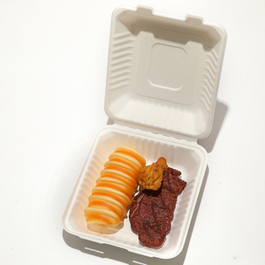 Boîte à Lunch en plastique jetable, contenant portatif de canne à sucre, carpe à rouler avec couvercle - Product Image 4