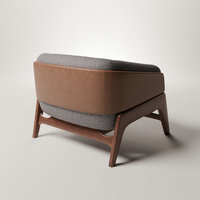 Fauteuil club individuel en bois de conception ergonomique et confortable, fauteuil d'appoint pour salon, chaises de pédicure pour intérieur moderne