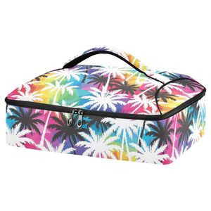 Sac isotherme personnalisable pour livraison de repas, sac à déjeuner, sac de transport pour barbecue, sac isotherme pour plats à emporter, sac isotherme pour pique-nique, imprimé arc-en-ciel Hawaï - Product Image 1