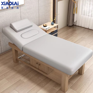 Cama de Masaje de Madera Moderna, Mesa Profesional de Acupuntura y Moxibustión para Clínica de Fisioterapia y Spa - Product Image 5