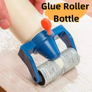 LM LM25540 Wood Glue Roller Applicator Bottle DIY <b>Craft</b> <b>Tool</b> Glue Applicator Roller Dispenser & Cap for Flat Surfaces PE Plastic - Product Image 2