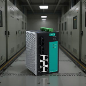 Moxa EDS-508A-MM-SC-T สวิตช์อุตสาหกรรมแบบจัดการได้ 8 พอร์ต อีเธอร์เน็ตอุตสาหกรรม ติดตั้งบนราง DIN - Product Image 3