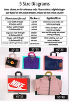 Sac fourre-tout en plastique mat givré durable avec impression de logo personnalisée, poignée pour vêtements, chaussures, chaussettes, emballage cadeau
