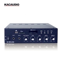 60W Güç Amplifikatörü Ses Gücü Profesyonel 2 Kanallı Güç Mikseri Amplifikatör PA Amplifikatör