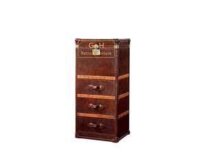 Mueble de Almacenamiento de Madera Estilo <span class=keywords><strong>Industrial</strong></span> Vintage con Cajón GH-L813A para el Hogar y la Sala de Estar de Hoteles - Product Image 6