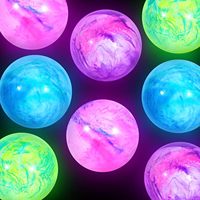 Ballon de piscine et de plage gonflable en PVC de 0,18 mm d'épaisseur, motif marbre, avec logo personnalisé, taille 9 pouces, lumineux, pour la natation - Vente en gros à chaud