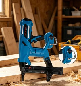 Engrapadora Inalámbrica sin Escobillas de 21V con Cable en Forma de U 1022J para Carpintería, Muebles, Kit de Bricolaje F30G F30G - Product Image 1
