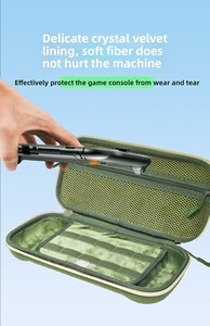 Étui en velours cristal anti-rayures pour <span class=keywords><strong>Switch</strong></span> 2, <span class=keywords><strong>sac</strong></span> <span class=keywords><strong>de</strong></span> <span class=keywords><strong>transport</strong></span> rigide en EVA Oxford étanche, <span class=keywords><strong>sac</strong></span> <span class=keywords><strong>de</strong></span> rangement pour jeux USB-C couleur personnalisée - Product Image 4