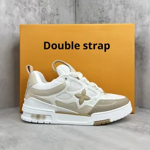 Giày thể thao đa năng thời trang phong cách Châu Âu dành cho nam nữ, kiểu lười, đế dày tăng chiều cao, giày bố đi bộ - Product Image 4