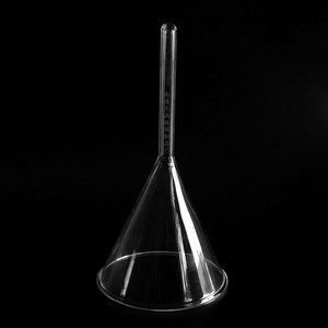 Entonnoir conique en verre Tianjing 75 mm court, usage standard en laboratoire - Product Image 4