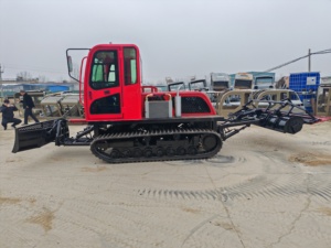 מטאטא שלג נייד על זחלים, רב תכליתי, מונע על ידי מנוע, לשימוש באתרי סקי, עם מנוע המופעל על ידי רכב, לשנה אחת. - Product Image 4