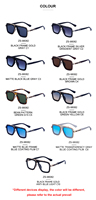 Partagas Vintage Rétro Punk Steampunk Style Logo Personnalisé Carré Double Pont UV400 Nuances Lunettes de Soleil Lunettes de Soleil pour Femmes Hommes