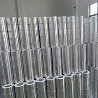 Rouleau de ruban adhésif en aluminium haute température 48 mm, auto-extinguissant, ignifuge, en aluminium argenté pour conduits et aérations de sèche-linge