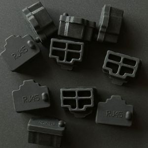 ปลั๊กกันฝุ่นซิลิโคน Rj45 สำหรับแล็ปท็อป เดสก์ท็อป การ์ดเครือข่าย อินเทอร์เฟซ สวิตช์ พอร์ตเราเตอร์ ฝาครอบกันฝุ่น Rj45 - Product Image 3