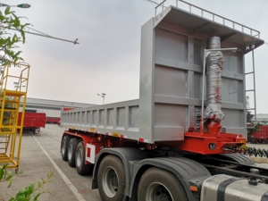 Semi-remorque LUEN Remorques basculantes avec construction en acier Remorque à béton Camion-pompe <span class=keywords><strong>Prix</strong></span> - Product Image 3
