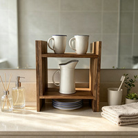 Estante de Almacenamiento de Madera Extensible y Móvil Personalizado, Estante de Exhibición, Adecuado para Cocina, Oficina y Escritorio