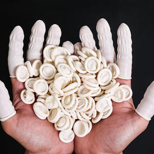 Groothandel Wegwerp Anti-Statische Oem Esd-Safe Latex Vingerbedden Leverancier Latex Vingerbedjes - Product Image 1