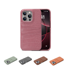 Funda de teléfono de cuero PU con textura de cocodrilo, logotipo personalizado, regalo de negocios corporativo para celebración de aniversario, funda de teléfono para iPhone - Product Image 2
