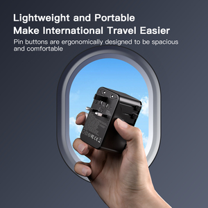 HL-A03-PQ140W phổ Adapter du lịch nhanh chóng phí gan siêu nhanh phí <span class=keywords><strong>c</strong></span>ắm du lịch quố<span class=keywords><strong>c</strong></span> tế Adapter - Product Image 3