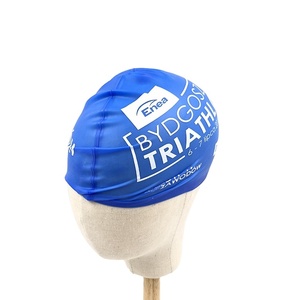 Bonnet de bain en silicone unisexe avec logo personnalisé, imperméable, en latex - Product Image 2