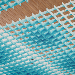 Hot bán 100% Pet Polyester Acoustic Bảng điều chỉnh hiện đại trang trí tường trần Bảng điều chỉnh - Product Image 6