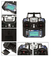 Télécommande Flysky I6 FS-I6 2.4G 6CH, contrôleur FS-IA6 IA6B pour hélicoptère RC, avion, drone et accessoires de produits UAV DIY