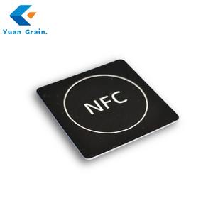 NFC ミニ <span class=keywords><strong>IC</strong></span> スマートカード防水 PVC 電話ステッカーラベル NTAG215 25 × 25 ミリメートル 13.56MHz RFID ISO14443A アクセス制御タグ - Product Image 3