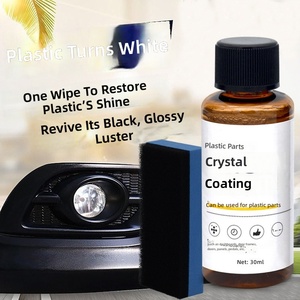 Liquide de rénovation pour pièces automobiles en plastique, effet cristal, pour tableau de bord noir de <span class=keywords><strong>voiture</strong></span>, cire de polissage dorée pour instruments intérieurs - Product Image 3