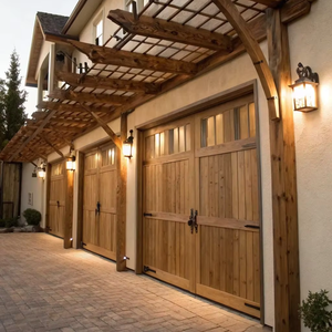 Portes <span class=keywords><strong>de</strong></span> <span class=keywords><strong>garage</strong></span> en bois massif, portes <span class=keywords><strong>de</strong></span> <span class=keywords><strong>garage</strong></span> modernes, portes sur mesure, haute qualité, <span class=keywords><strong>prix</strong></span> d'usine - Product Image 1