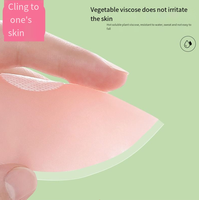 Couvre-mamelon en forme de fleur ronde en silicone imperméable personnalisé sans couture ultra-mince avec diamant réutilisable Sexy Lift Breast