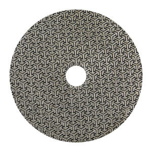 Tamponi lucidanti diamantati elettrolitici da 100mm tamponi lucidanti a diamante bagnato per cemento marmo granito e gemme lucidanti a secco - Product Image 1